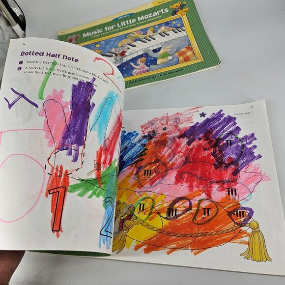Alfred Music for Little Mozart Piano Learning Prep Level 2 Lesson Workbook Lot 2 - Picture 10 of 13